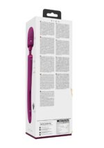 vive kiku rechargeable double ended wand with innovative g spot flapping stimulator pink - galeria 3