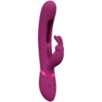 mika triple rabbit with g spot flapping pink - zdjęcie produktu