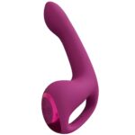 riko rechargeable triple action thumper with advanced finger motion pulse wave stimulator pink - zdjęcie produktu