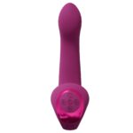 riko rechargeable triple action thumper with advanced finger motion pulse wave stimulator pink - galeria 4