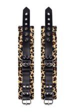 anonymo handcuffs pu leather print 27 cm - galeria 5