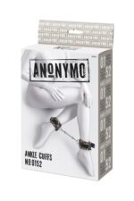 anonymo handcuffs pu leather print 27 cm - galeria 8