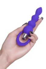 todo by toyfa anal plug twisty silicone purple 14 cm o 3 2 cm - galeria 4