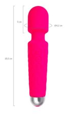 flovetta peony vibrating massager silicone pink 20 5 cm - galeria 2