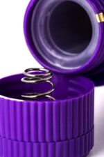 a toys vibrator with clitoral stim silicone purple 18 cm - galeria 12