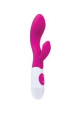 a toys vibrator fela with clitoral stimulator silicone pink 20 5 cm 10 speeds 2xaaa - galeria 1