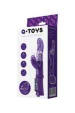 a toys vibrator with clitoral stimulator tpr purple 225 cm - galeria 1