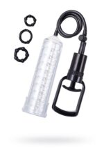 a toys penis pump pvc transparent 23 5 cm - zdjęcie produktu