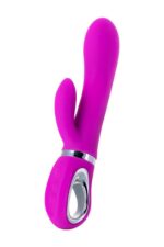 jos joly vibrator with clitoral stimulator with wow mode silicone fuchsia 19 6 cm - galeria 2