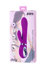 jos joly vibrator with clitoral stimulator with wow mode silicone fuchsia 19 6 cm - galeria 6