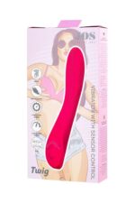 unrealistic jos twig vibrator 5 vibration modes silicone pink 20 5 cm o 3 4 cm - galeria 8