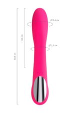 unrealistic jos twig vibrator 5 vibration modes silicone pink 20 5 cm o 3 4 cm - galeria 9