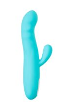jos vibrator rotator with clitoral stimulation jos merry swi silicone blue 20 7 cm - galeria 3