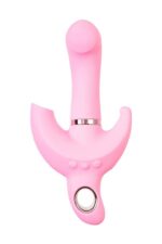 jos vibrator with clitoral stimulator jos twistme silicone pink 19 5 cm - galeria 3