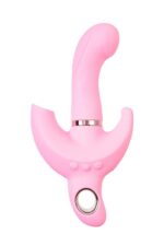 jos vibrator with clitoral stimulator jos twistme silicone pink 19 5 cm - galeria 4