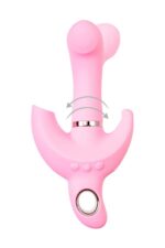 jos vibrator with clitoral stimulator jos twistme silicone pink 19 5 cm - galeria 5