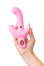 jos vibrator with clitoral stimulator jos twistme silicone pink 19 5 cm - galeria 7