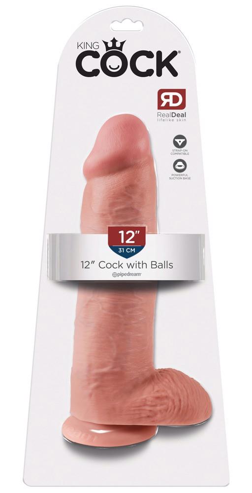 42-05133180000 king cock with balls 12 inch - zdjęcie produktu