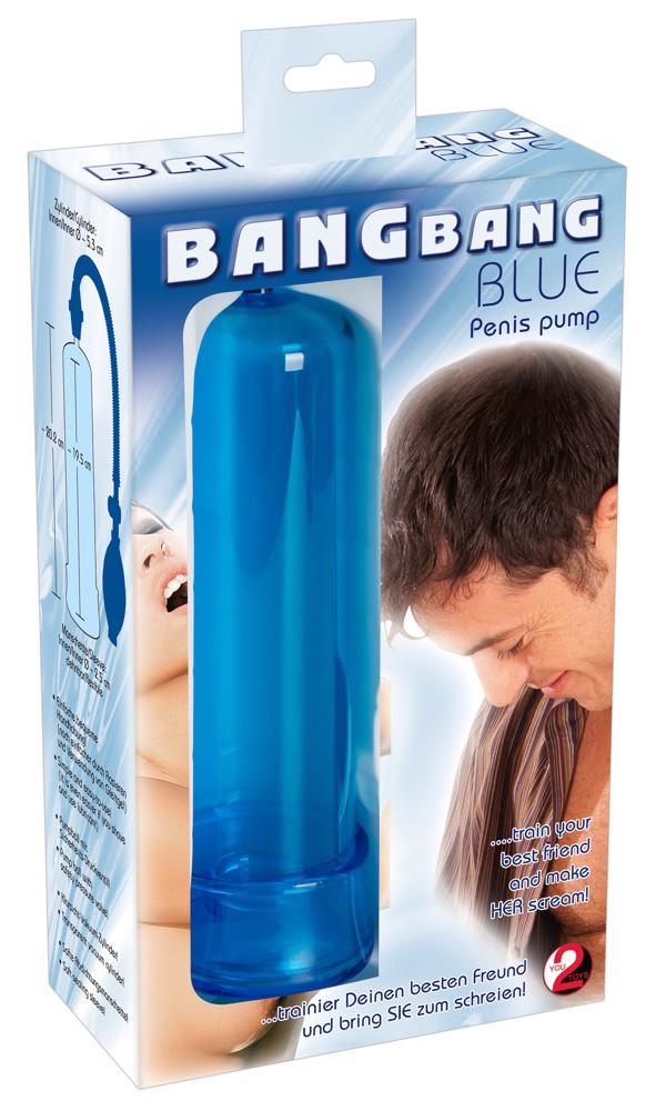 42-05199520000 Bang Bang Blue Penis Pump blue - obrazek 1