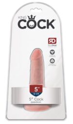 king cock 5 inch flesh - zdjęcie produktu