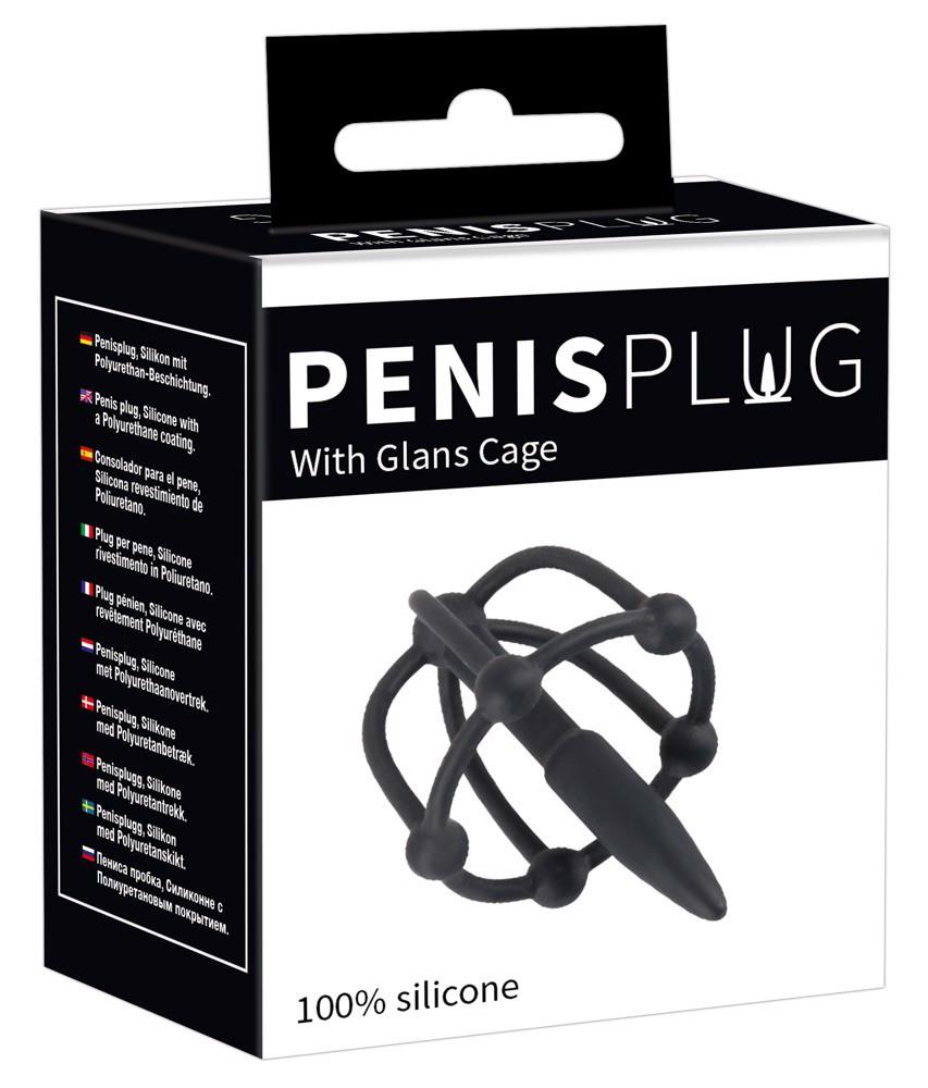 42-05350520000 Penis Plug with Glans Cage - obrazek 1
