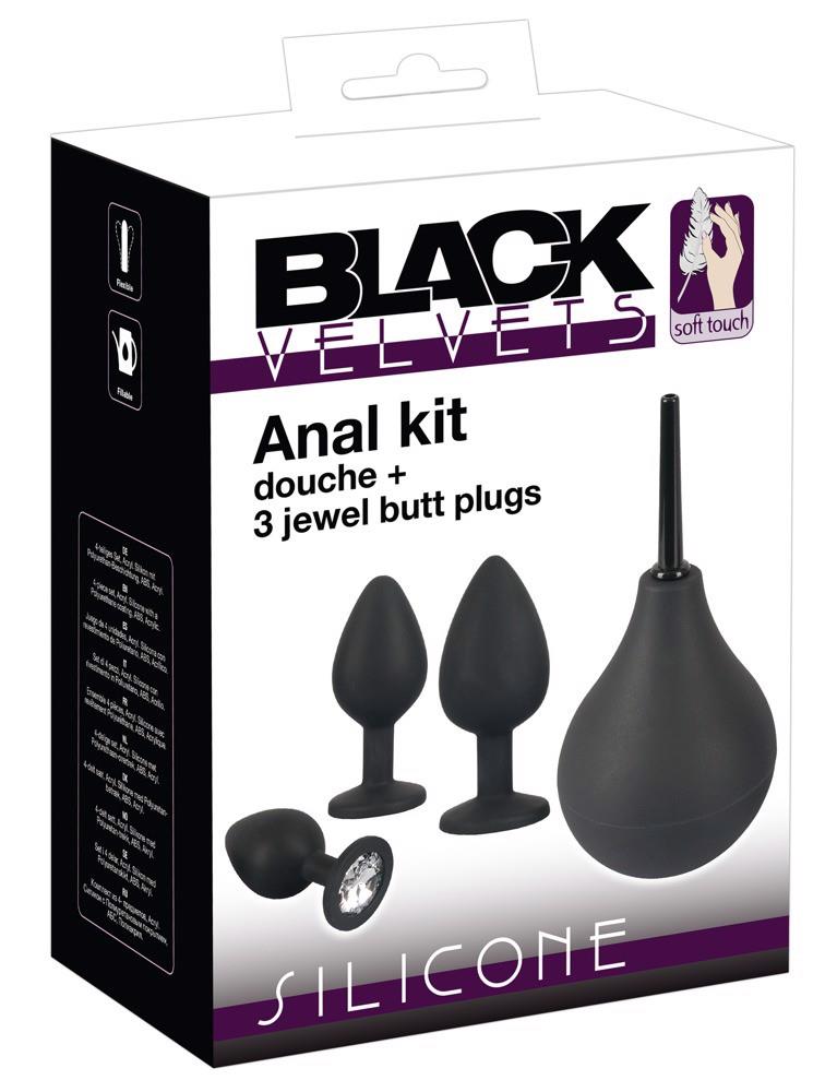 42-05378530000 Black Velvets Anal Kit - obrazek 1