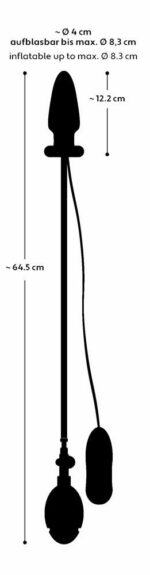 inflatable vibrating butt plug - galeria 7
