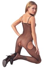 bodystocking soraya otwarte czarne - galeria 3