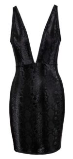 sukienka snake czarna m - galeria 7