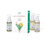lets celebrate warming gourmet massage oils mint mojito margarita pina colada 3 x 30ml - zdjęcie produktu