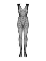 bodystocking vionara czarne otwarte s m l - galeria 4