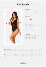 body otwarte chic amoria czarne - galeria 6