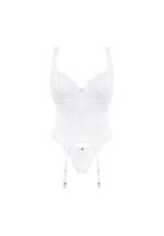 gorset i stringi amor blanco bialy - galeria 4