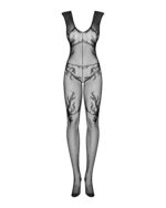 bodystocking yarisa czarne otwarte s m l - galeria 5