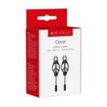 me you us clover nipple clamp black - galeria 2