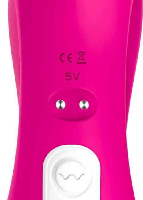 stymulator silicone 29 vibration function rose red - galeria 1