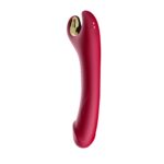 stymulator silicone 9 vibration function red - galeria 3
