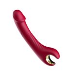 stymulator silicone 9 vibration function red - galeria 4