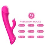 rubberco rose red 2 9 vibration functions - galeria 2
