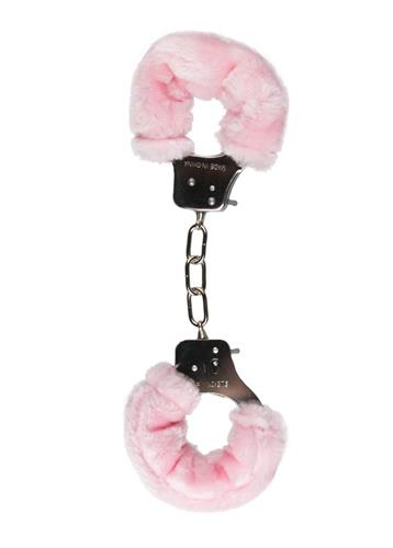 kajdanki furry handcuffs pink - galeria 1