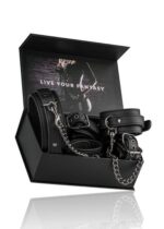 kajdanki fetish set with collar ankle and wrist cuffs - galeria 2