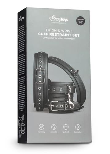 kajdanki thigh wrist cuff set - zdjęcie produktu