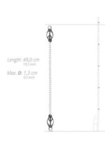 stymulator japanese clover clamps with chain - galeria 4