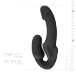 no parts morgan strapless strap on dildo 22 cm black - galeria 11
