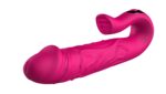 realistic tongue stimulating dildo vibrator - galeria 5