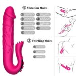 realistic tongue stimulating dildo vibrator - galeria 11