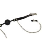 ball gag with nipple clamps party hard hentai - galeria 1