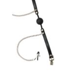 ball gag with nipple clamps party hard hentai - galeria 2