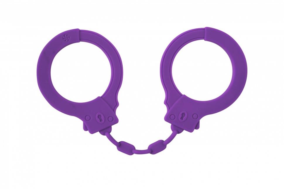 kajdanki silicone leggings party hard limitation purple - zdjęcie produktu