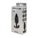 plug anal plug with misplaced center of gravity spice it up delight black - zdjęcie produktu